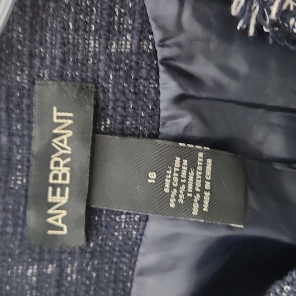 Lane Bryant Blazer Size 16 Denim Blue - Picture 3 of 12